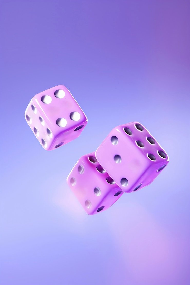 Live Dice Game studio with dealer and transparent dice throw on pistol4d slot